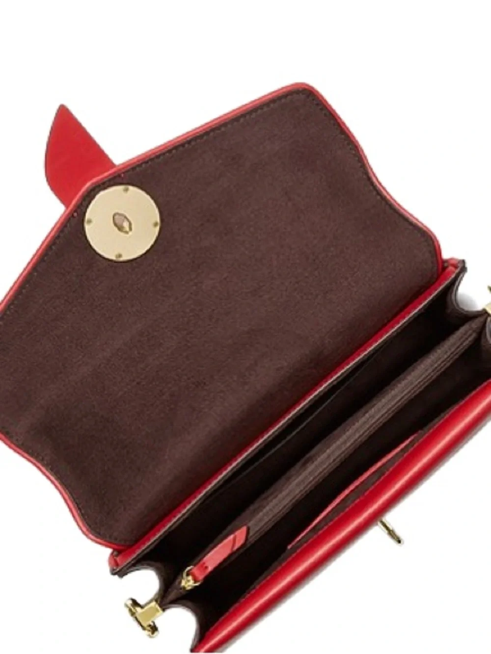 Michael Kors Greenwich Saffiano Leather Shoulder Bag – Crimson – Never Used